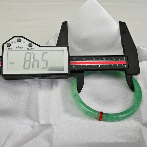 Natural jade Light Green Jadeite Jade Bangle 54.8mm #4 - Picture 7 of 7